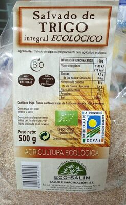 Foto de Salvado de trigo integral ecologico