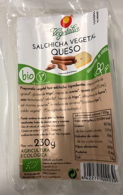 Foto de Salchicha vegetal queso
