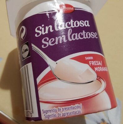 Foto de Yogur sin lactosa de fresa