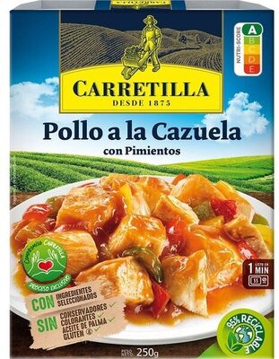 Foto de Pollo a la cazuela con pimientos