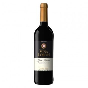 Foto de Vino do valdepeñas viña lobon tinto gran reserva