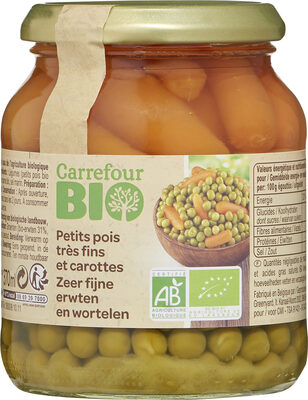 Foto de Petits pois très fins et carottes.