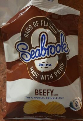 Foto de Beef flavour Crinkle Cut Crisps