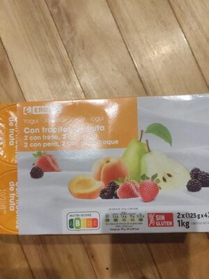 Foto de Yogurt con trocitos de fruta