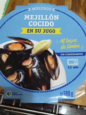 Foto de Mejillón cocido en su jugo al toque de limón