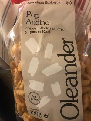 Foto de Pop Andino, copos inflados de arroz y quinoa Real