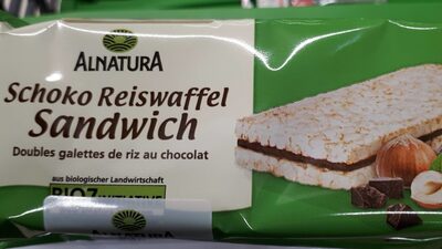 Foto de Schoko reiswaffel sandwich