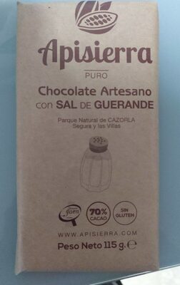 Foto de Chocolate artesano con sal de Guerande