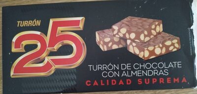 Foto de Turrón de chocolate con almendras