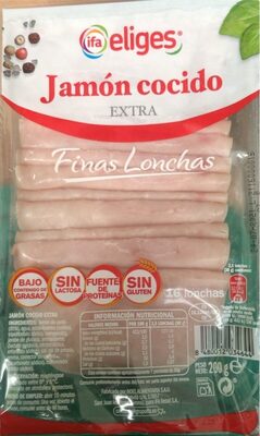Foto de Jamón cocido finas lonchas