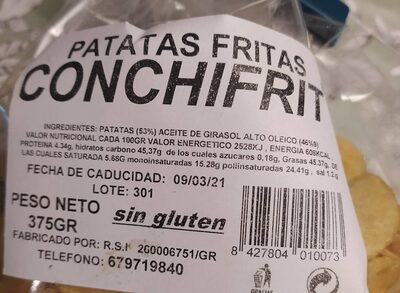 Foto de Patatas fritas Conchifrit