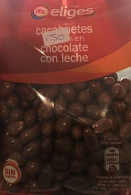 Foto de Cacahuetes bañados en chocolate con leche