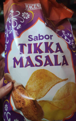 Foto de patatas fritas con sabor pollo tikki massala