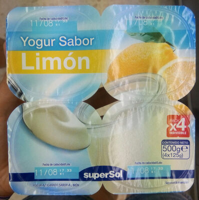 Foto de Yogur sabor limón
