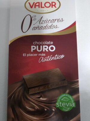 Foto de Chocolate Puro 0% azúcar añadido