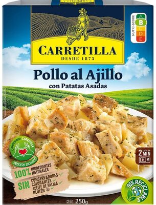 Foto de Pollo al ajillo con patatas asadas