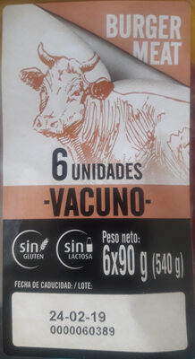 Foto de Burger Meat de Vacuno