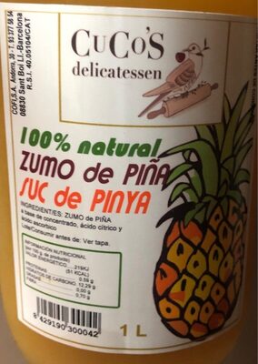 Foto de Zumo de piña 100% natural
