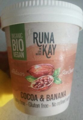 Foto de Helado cacao y banana