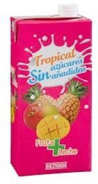 Foto de Fruta y leche tropical sin azúcares añadidos