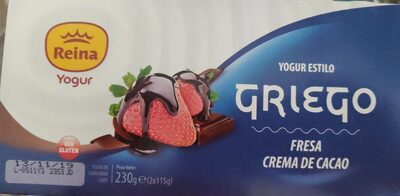 Foto de Yogur estilo griego (Fresa - Crema de cacao)