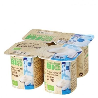 Foto de Yogur griego natural azúcarado