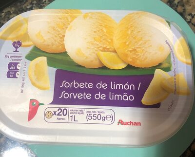 Foto de Sorbete de limón