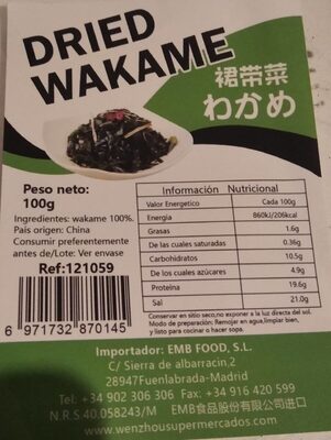 Foto de DRIED WAKAME