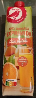 Foto de Zumo de naranja 100% exprimida con pulpa