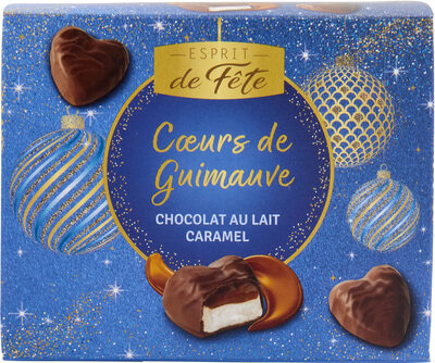 Foto de Coeurs de guimauve chocolat au lait caramel