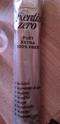 Foto de Exentis zero fuet extra sin gluten sin lactosa