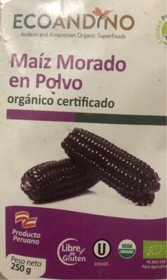 Foto de Maiz morado en polvo