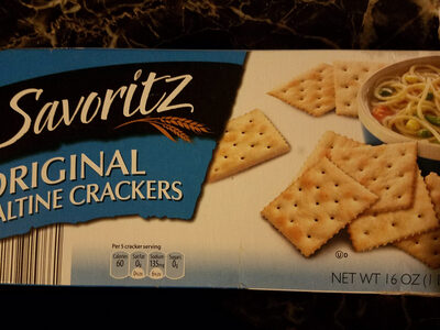 Foto de Original saltine crackers