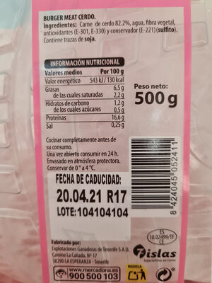 Foto de carne cerdo picada