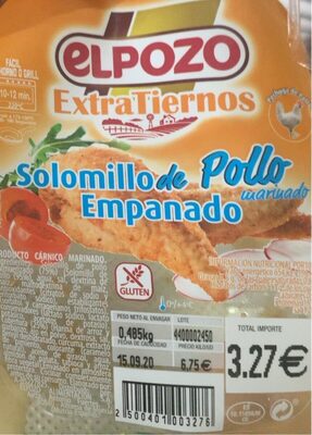 Foto de SOLOMILLO DE POLLO EMPANADO