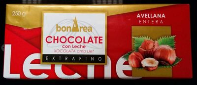 Foto de Chocolate con leche extrafino avellana entera
