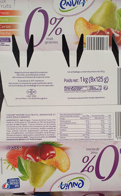 Foto de Yaourt aux fruits Envia 0%