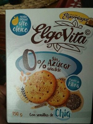 Foto de Elgovita galletas sin azúcares añadidos, con edulcorante