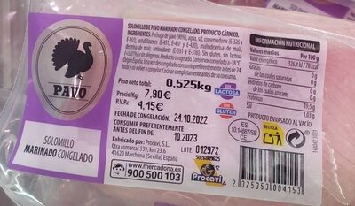 Foto de Solomillo de pavo marinado congelado