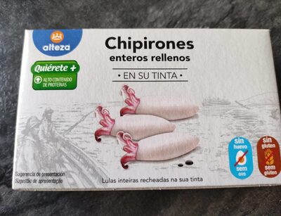 Foto de Chipirones enteros rellenos en su tinta