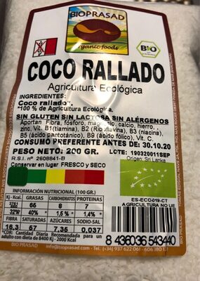 Foto de COCO RALLADO