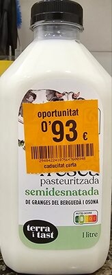 Foto de Leche fresca pasteurizada semidesnatada