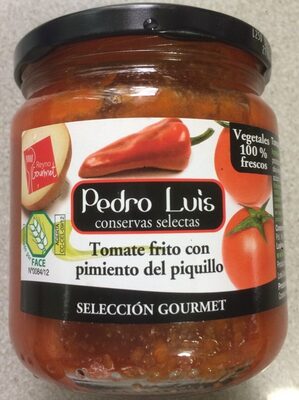Foto de Tomate frito con pimiento del piquillo