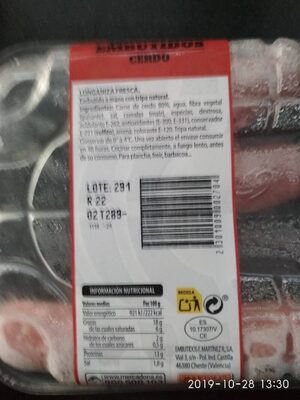 Foto de Longaniza fresca