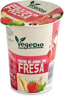 Foto de Postre de avena con sabor a fresa