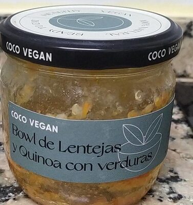 Foto de Bowl de lentejas y Quinoa con verduras