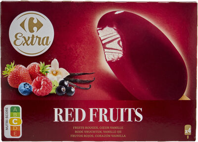 Foto de Red fruits fruits rouges, coeur vanille