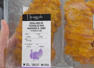 Foto de Medallones pavo marinados curry