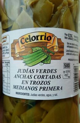 Foto de Judías verdes anchas cortadas en trozos medianos primera