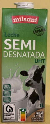 Foto de Leche UHT Semidesnatada